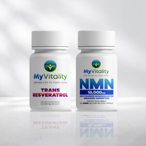 1 x 60 NMN Capsules & 1 x 60 Trans Resveratrol Capsules $89