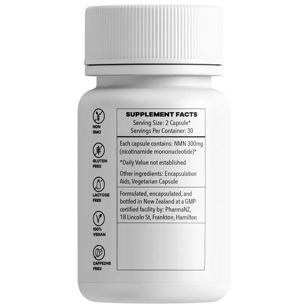 NMN High Purity - 60 x 300mg Capsules - Image 2